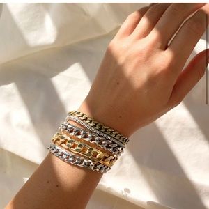 Jenny bird Austin cuff bracelet metal chain